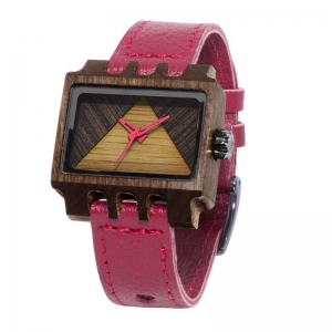 Lenzo, Red Pui Timber 2, Watches Wooden