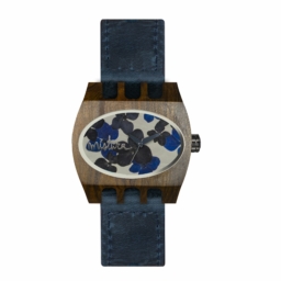 Mistura Kamera Flowers Wood Watch