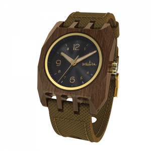 Volkano, Brown Pui Classic Black, Wood Watch