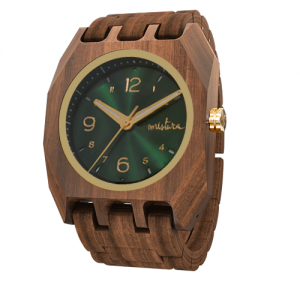 Volkano, Sandal Pui Classic Green, Wood Watch
