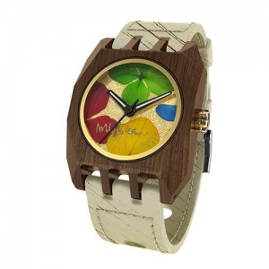 Volcano Flowers, Hollister Pui Multicolour, Watches Wooden