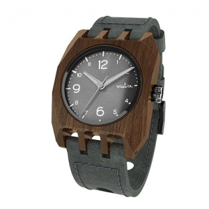 Volkano, Grey Pui Classic Black, Watches Wooden