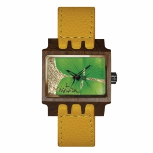 Mistura Lenzo Flowers Collection Wood Watch