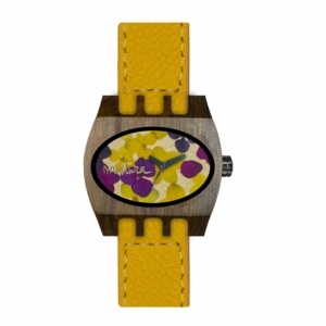 Mistura Kamera Flowers Collection Wood Watch