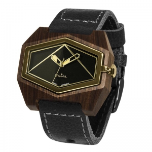 black pui black gold Watches Wooden