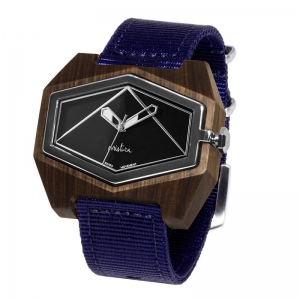 nylon navy pui black silver watches wooden